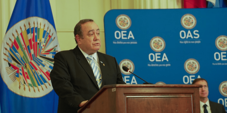 Consejo Permanente De La OEA Recibe Al Presidente Giammattei