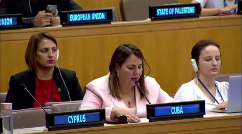 Cuba's Ambassador to The UN Rejects US Unilateral Coercive Measures ...
