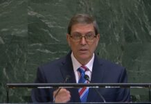 Cuban FM says at UN that his nation will not give in