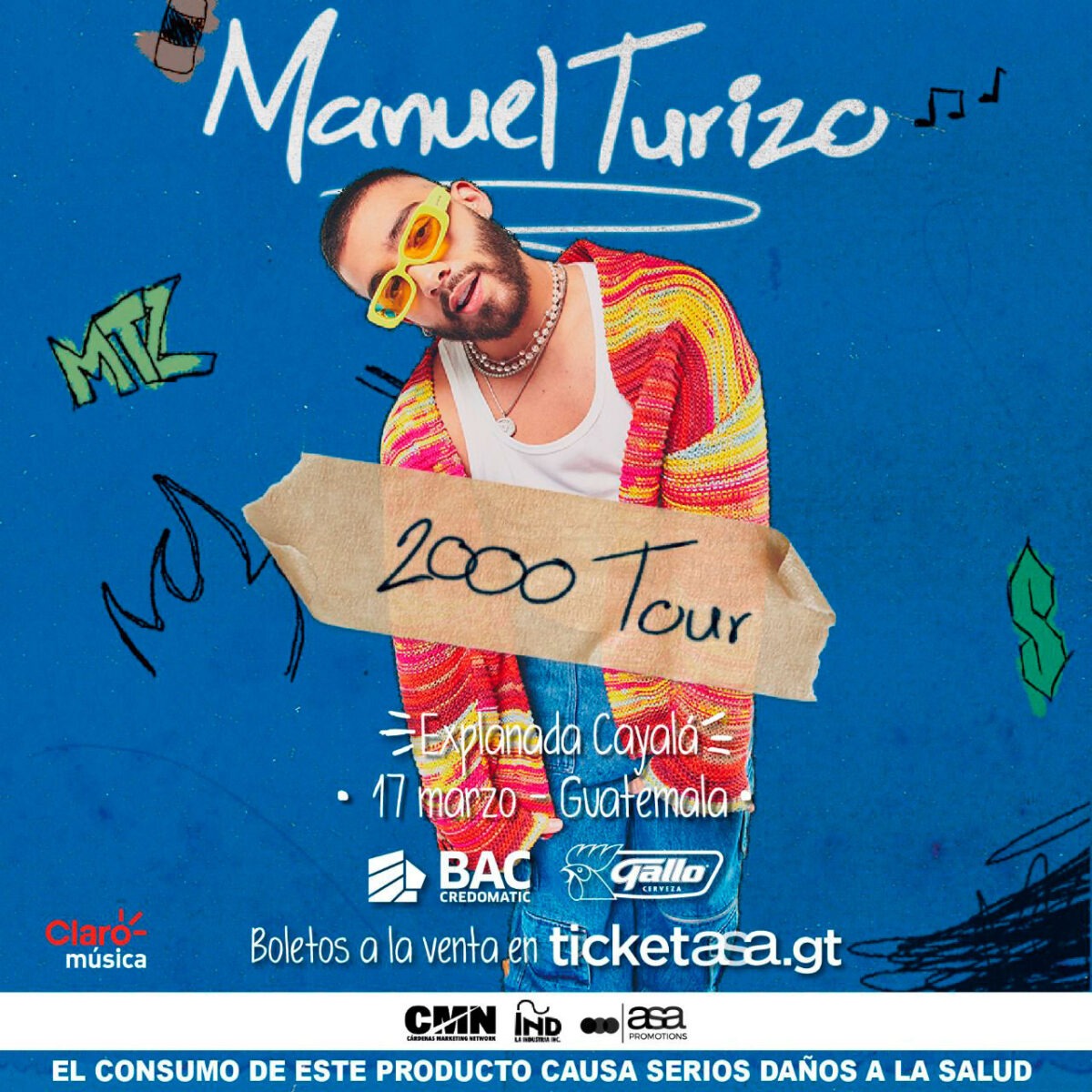 Manuel Turizo anuncia gira internacional de conciertos por América