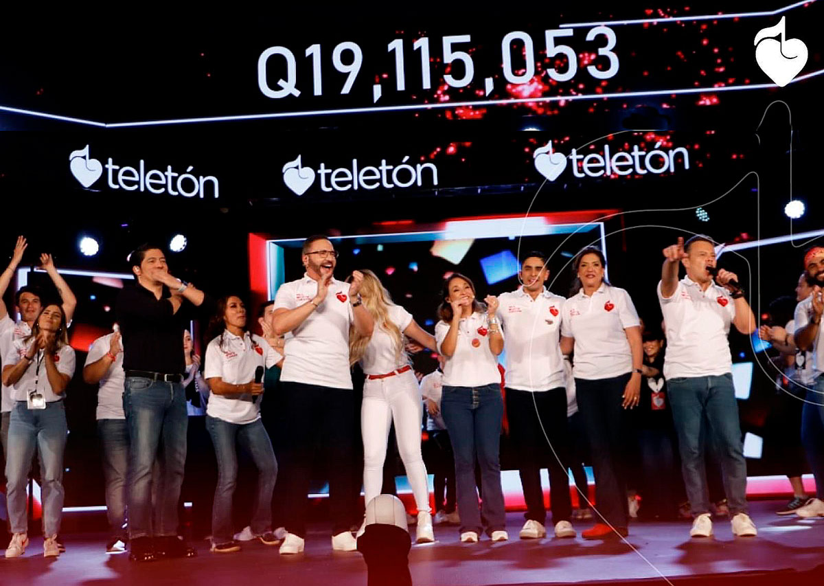 Teletón Guatemala 2023 cierra con la impresionante suma de Q.19,115,053