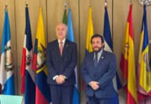 El Salvador fortalece proyección internacional en justicia y seguridad jurídica durante reunión con Secretario General de la COMJIB
