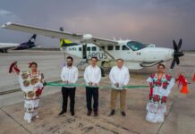 Retoma operaciones vuelo Villahermosa–Mérida de Aerus